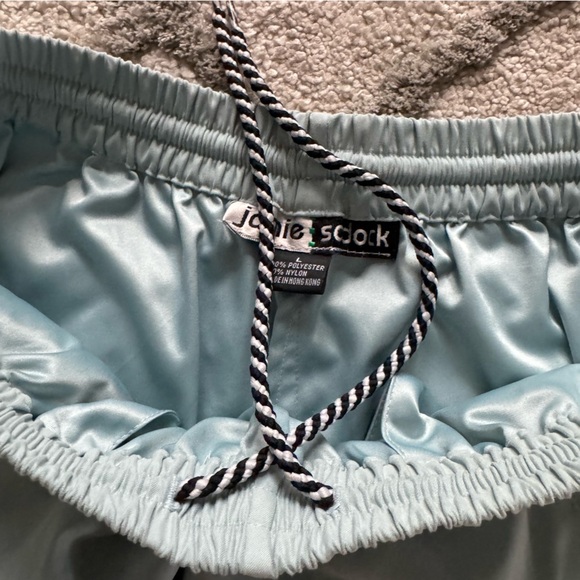 Vintage Jamie Sadock pull on straight leg pants blue high rise large - Picture 6 of 10